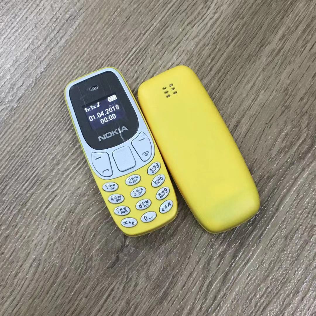 (YELLOW)NOKIA 3310 BM10 2.79 Inch Super mini Body Wireless Bluetooth Dialer Phone